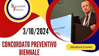 CONCORDATO PREVENTIVO BIENNALE  verso la conclusione [upl. by Annice]