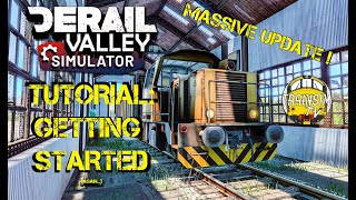 Derail Valley Simulator 01  TUTORIAL again [upl. by Paulo]