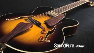 Eastman AR403CE Sunburst Archtop Guitar Demo [upl. by Alard]