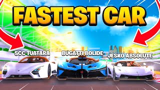 TOP 10 FASTEST CAR IN CAR DEALERSHIP TYCOON [upl. by Almeta]