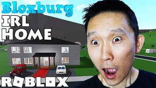 I Built Janet amp Kates IRL Home in Bloxburg HOUSE TOUR  Roblox [upl. by Inasah]