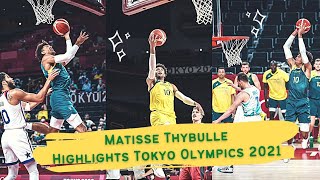 Matisse Thybulle Highlights in Tokyo Olympics 2021 [upl. by Ahsyas]