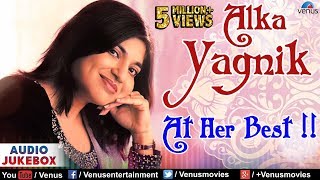 Alka Yagnik  Songs  Hindi Songs  90s Romantic Songs  Audio Jukebox [upl. by Aisad381]