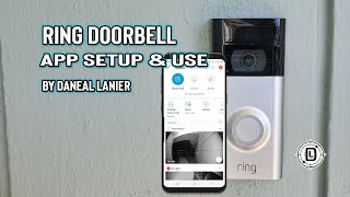 Ring doorbell app setup and use [upl. by Bernhard]