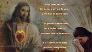 Oración al Sagrado Corazón de Jesús ♡ [upl. by Adniral506]