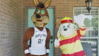 SAFD Fire Safety Video with Sparky amp The Coyote [upl. by Enaira]