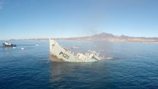 GoPro Awards Sinking a Mexican Navy Warship [upl. by Waldos178]