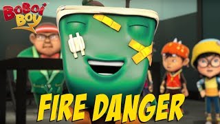 BoBoiBoy English S3EP16  Fire Danger [upl. by Refenej]