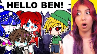 The Afton Family Meet CreepyPasta Gacha Life Mini Movie [upl. by Delamare]