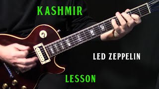 how to play quotKashmirquot on guitar by Led Zeppelin  electric guitar lesson tutorial [upl. by Perle]