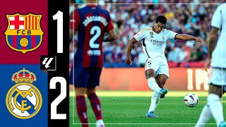 Barcelona 12 Real Madrid  HIGHLIGHTS  LaLiga 202324 [upl. by Cinamod]