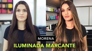 Como Fazer Morena Iluminada Marcante [upl. by Eicul]