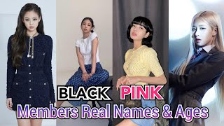 Black Pink Members Real Names And Ages  All Four Members of Black Pink Names  InfoDoc  2021 [upl. by Ignaz640]