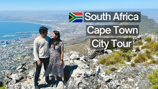 Cape Town South Africa City Tour  City Day Trip  Table Mountain National Park Hindi Travel Vlog [upl. by Ahgiela]