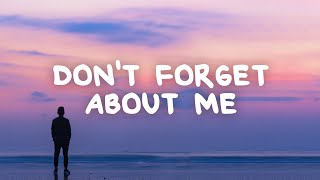 Chris James  Dont Forget About Me Lyrics [upl. by Nyrrek]