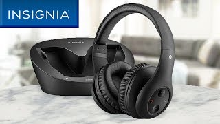 Insignia Wireless RF Headphones for TV amp Gaming [upl. by Arden673]