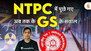 Railway NTPC Special  RRB NTPC GS Previous Year Questions by Krati Singh Part1 [upl. by Sihonn]