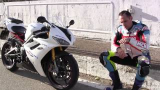 Metzeler Sportec M7 RR World Exclusive Test  Tyre Test  Motorcyclenewscom [upl. by Ayhtnic]