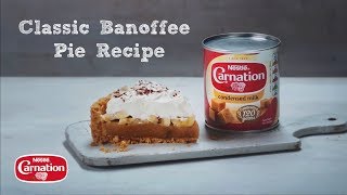 Classic Banoffee Pie Recipe [upl. by Lemahs177]