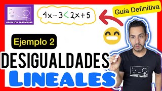 ✅DESIGUALDADES LINEALES 𝙎𝙪𝙥𝙚𝙧 𝙁á𝙘𝙞𝙡 𝙮 𝙧á𝙥𝙞𝙙𝙤 😎​🫵​💯​ Álgebra y Precálculo [upl. by Oicnerolf]