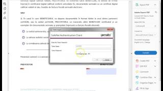 Semnare documente reinnoire certificat digital  contract PJ [upl. by Neztnaj]