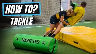 How To Tackle rugbybricks Rugby Tackling Emily Chancellor [upl. by Pfosi]