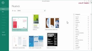 Folletos Publisher 2016 [upl. by Pieter]