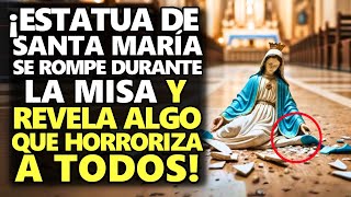 ¡Estatua De Santa María Se Rompe Durante La Misa Y Revela Algo Que Horroriza A Todos [upl. by Ttebroc]