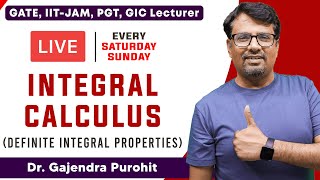 Definite Integral  Calculus  Definite Integral Properties For GATE IITJAM PGT  GIC [upl. by Onilegna]