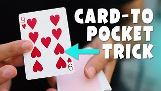 Card APPEARS in your POCKET  Magic Tutorial [upl. by Eras]