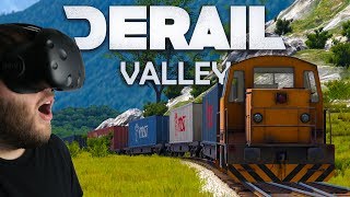 Derail Valley  WERE GOING TOO FAST  VR Train Simulator  Derail Valley Demo Gameplay [upl. by Almond]