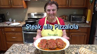 Italian Grandma Makes Steak alla Pizzaiola [upl. by Chill147]