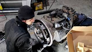 Eaton transmission and clutch removal [upl. by Renba]