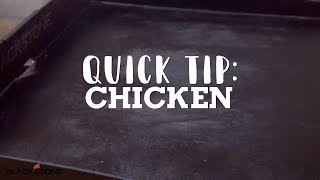 Quick Tip How to Cook Chicken  Blackstone Griddle [upl. by Llerut358]