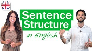 English Sentence Structure  English Grammar Lesson [upl. by Grew964]