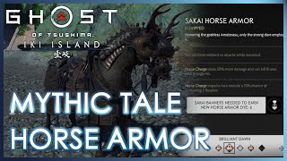 How to get Horse Armor amp Horse Color Dyes  Ghost of Tsushima Directors Cut Iki Island [upl. by Kcirdderf]