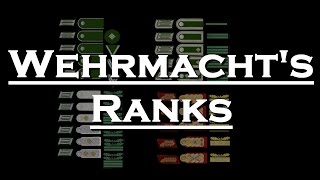 TUTO  Les Grades de la Wehrmacht [upl. by Leiria]