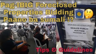 PagIBIG Foreclosed Properties BiddingPaano ba sumali [upl. by Eilac843]