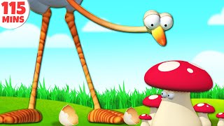 Gazoon  The Hallucinating Ostrich  Funny Animals Cartoons By HooplaKidz TV [upl. by Gearhart]