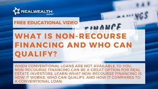 What is NonRecourse Financing and Who Can Qualify [upl. by Dolores]