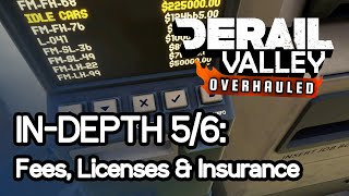 Derail Valley Overhauled  InDepth 56  Fees Licenses amp Insurance [upl. by Darline362]