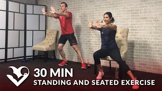 30 Min Exercise for Seniors Older People Elderly  Seated Chair Exercises Senior Workout Routines [upl. by Pathe]