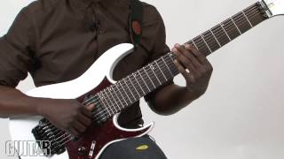 ProgGnosis with Tosin Abasi How to Play the ThumbSlapped Intro to quotAn Infinite Regressionquot [upl. by Kinchen]