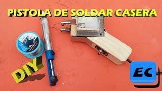 Como hacer un cautin casero Electric soldering iron DIY [upl. by Bunns205]