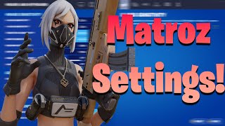 I Tried Best Fortnite Settings Martoz Settings [upl. by Enomahs]