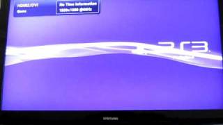 New PS3 Slim startup sound and screen [upl. by Aynav552]