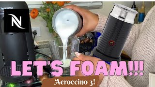 How To Foam Milk With Aeroccino 3 Make Coffee With Foam Tips amp Tricks  Easy Foamed Latte Recipe [upl. by Harness286]