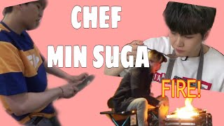 BTS CHEF MIN YOONGI COOKING compilation [upl. by Yanffit]