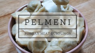 How to make Pelmeni  Russian meat dumplings [upl. by Bum282]