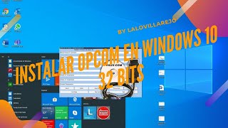 Install OPCOM en Windows 7 8 y 10 32 bits [upl. by Solrac]